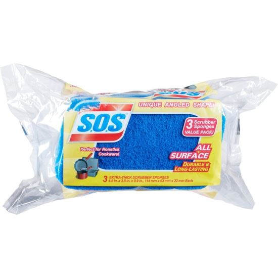 S.O.S All Surface Scrubber Sponge1