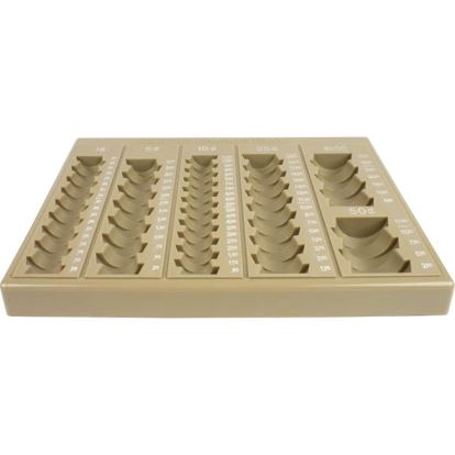 ControlTek 6-Denomination Self Counting Loose Coin Tray1
