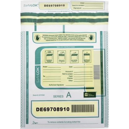ControlTek SafeLOK Tamper-Evident Deposit Bags1