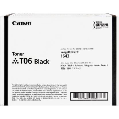 Canon T06 Original Laser Toner Cartridge - Black - 1 Each1