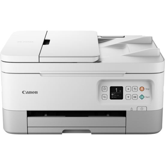 Canon PIXMA TR7020WH Wireless Inkjet Multifunction Printer - Color - White1