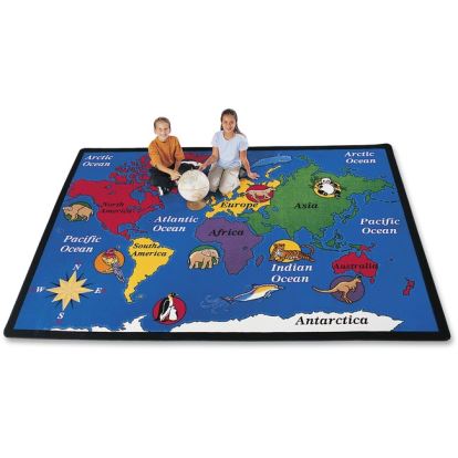 Carpets for Kids World Explorer Geography Area Rug1