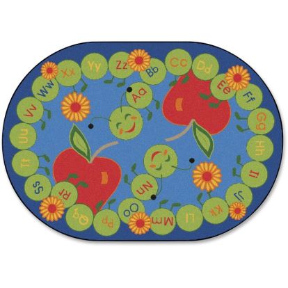 Carpets for Kids ABC Caterpillar Oval Seating Rug1
