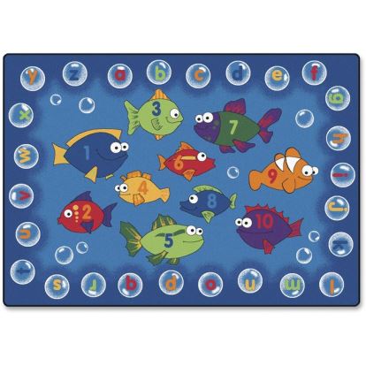 Carpets for Kids Fishing 4 Literacy Rectangle Rug1