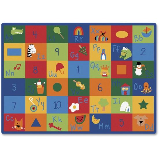 Carpets for Kids Learning Blocks Rectangle Rug1