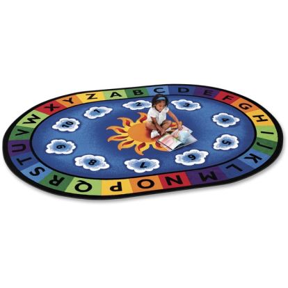Carpets for Kids Sunny Day Learn/Play Oval Rug1