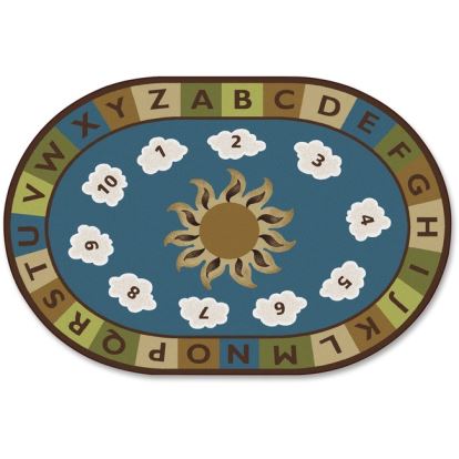 Carpets for Kids Sunny Day Learn/Play Oval Rug1