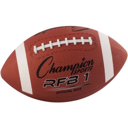 Champion Sports Official Size Rubber Football1