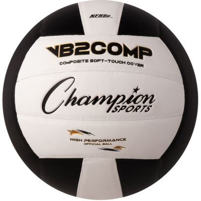 Champion Sports Composite Volleyball Black1