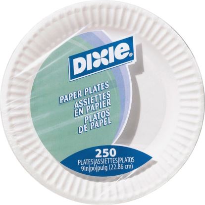 Dixie 9 Inch Uncoated Unprinted Paper Plates1