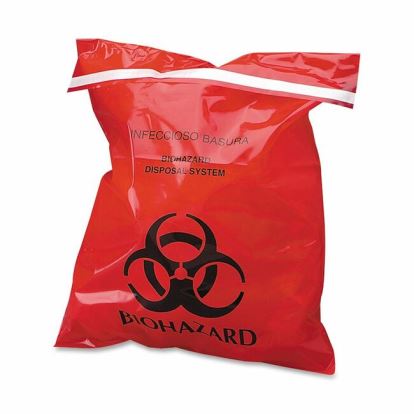 CareTek Stick-On Biohazard Infectious Waste Bags1