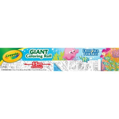 Crayola Deep Sea Friends Giant Coloring Roll1