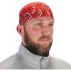 Chill-Its 6630 Red Western Skull Cap - Terry Cloth2