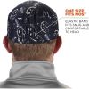 Chill-Its 6630 Navy Western Skull Cap - Terry Cloth6