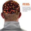 Chill-Its 6630 Flames Skull Cap - Terry Cloth2