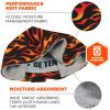 Chill-Its 6630 Flames Skull Cap - Terry Cloth3