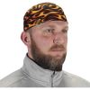 Chill-Its 6630 Flames Skull Cap - Terry Cloth6