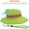 Chill-Its 8935CT HI-Vis Ranger Sun Hat - PVA Cooling2