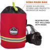 Ergodyne Arsenal 5080 Carrying Case Gear, Belt, ID Card, Full Mask Respirator, SCBA Mask - Red3