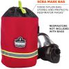Ergodyne Arsenal 5080L Carrying Case Gear, Belt, ID Card, Full Mask Respirator, SCBA Mask - Red4