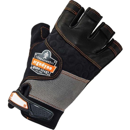 ProFlex 901 Half-Finger Leather Impact Gloves1