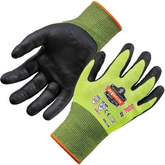 ProFlex 7022Hi-Vis Nitrile-Coated Cut-Resistant Gloves A2 DSX1