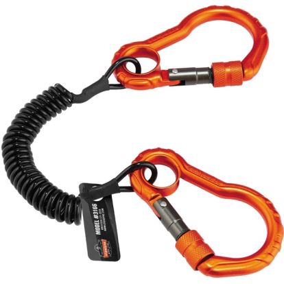 Squids 3166 Coil Tool Lanyard with Dual Carabiners - 2lbs / 0.9kg1