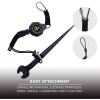 Squids 3001 Retractable Tool Lanyard w/ Carabiner and Loop Attachments - 2lbs5