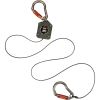 Squids 3003 Retractable Tool Lanyard - Dual Locking Carabiners, 2lbs / 0.9kg3