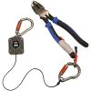 Squids 3003 Retractable Tool Lanyard - Dual Locking Carabiners, 2lbs / 0.9kg11