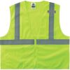 GloWear 8210Z Class 2 Economy Vest, Polyester Mesh, Large to X-Large, Lime1