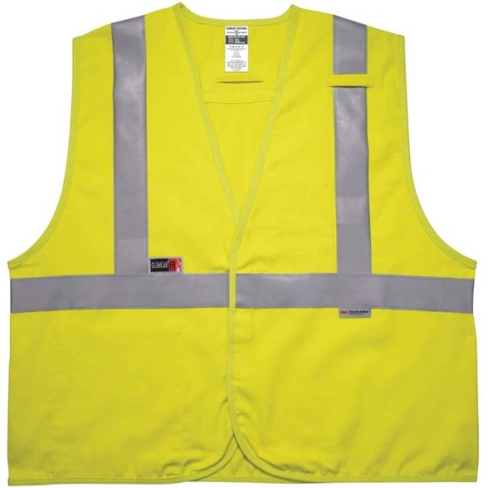 GloWear 8261FRHL Hi-Vis FR Safety Vest - Class 2, Dual Compliant1