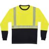 GloWear 8281BK Type R Class 2 Front Long Sleeve T-Shirt1