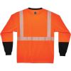 GloWear 8281BK Type R Class 2 Front Long Sleeve T-Shirt2