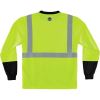 GloWear 8281BK Type R Class 2 Front Long Sleeve T-Shirt2