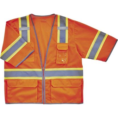 GloWear 8346Z Two-Tone Hi-Vis Class 3 Surveyor Vest1