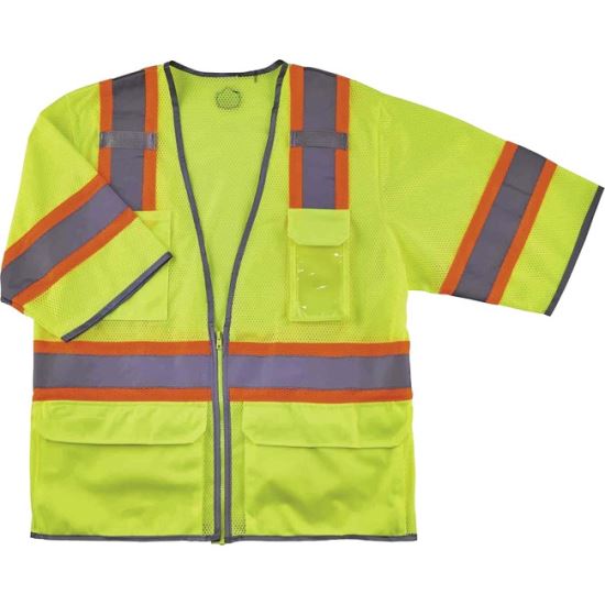 GloWear 8346Z Two-Tone Hi-Vis Class 3 Surveyor Vest1