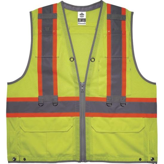 GloWear 8231TV Hi-Vis Tool Tethering Safety Vest - Type R Class 21