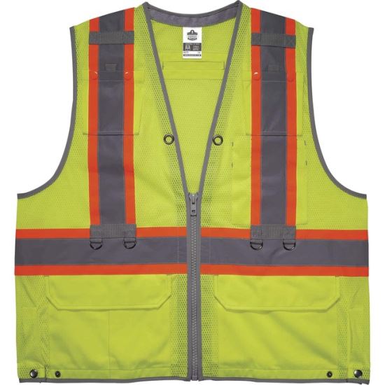 GloWear 8231TV Hi-Vis Tool Tethering Safety Vest - Type R Class 21