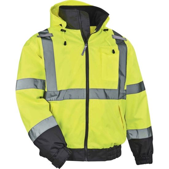 GloWear 8379 Type R Class 3 Hi-Vis Fleece Lined Bomber Jacket1