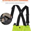 GloWear 8918BK Class E Bottom Rain Bibs4