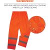 GloWear 8916 Lightweight Hi-Vis Rain Pants - Class E6