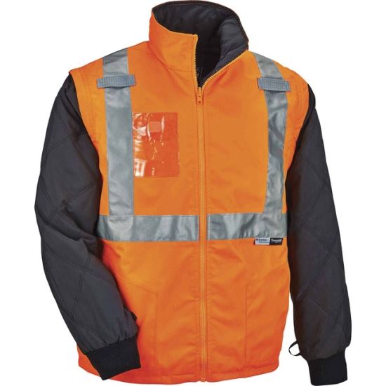 GloWear 8287 Type R Class 2 Hi-Vis Jacket w/ Removable Sleeves1