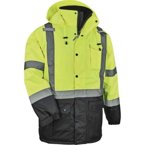 GloWear 8384 Type R Class 3 Hi-Vis Quilted Thermal Parka1