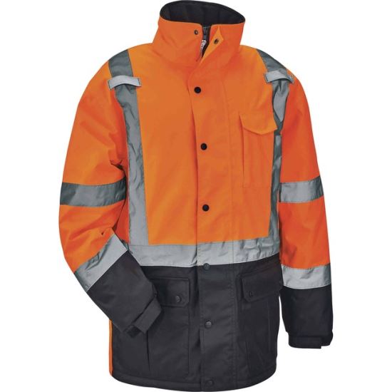 GloWear 8384 Type R Class 3 Hi-Vis Quilted Thermal Parka1