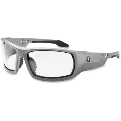 Ergodyne Fog-Off Clear Lens/Gray Frame Safety Glasses1