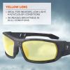 Skullerz Odin Yellow Lens Safety Glasses2