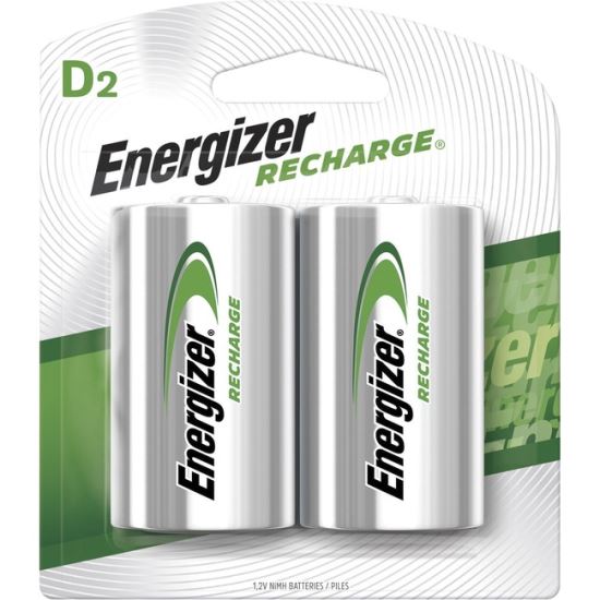 Energizer NiMH e2 Rechargeable D Batteries1