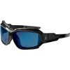 Skullerz Loki Blue Mirror Safety Glasses2