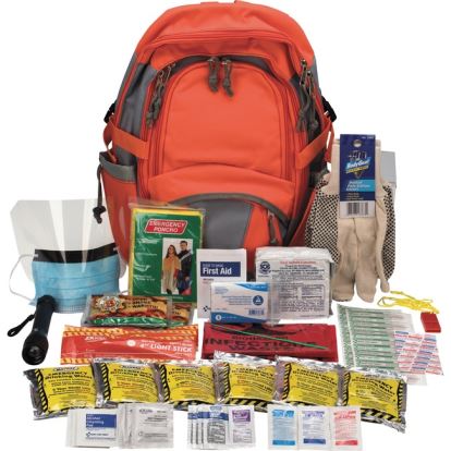 Emergency Preparedness First Aid Backpack, XL, 63 Pieces, Nylon Fabric1